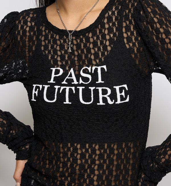  「レースロゴロンTEE」|Tシャツ・カットソー|