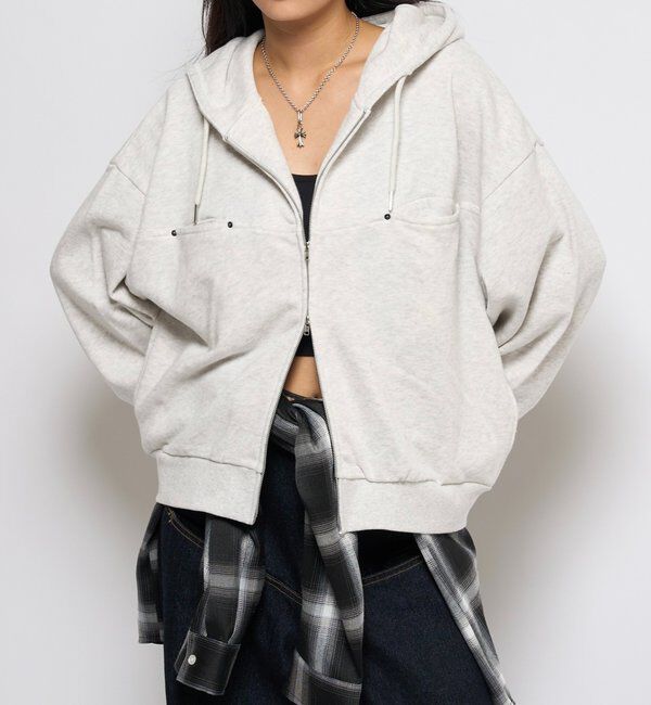  「SLASH POCKET HOODIE」|パーカー|