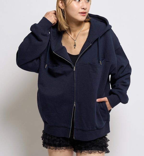  「SLASH POCKET HOODIE」|パーカー|