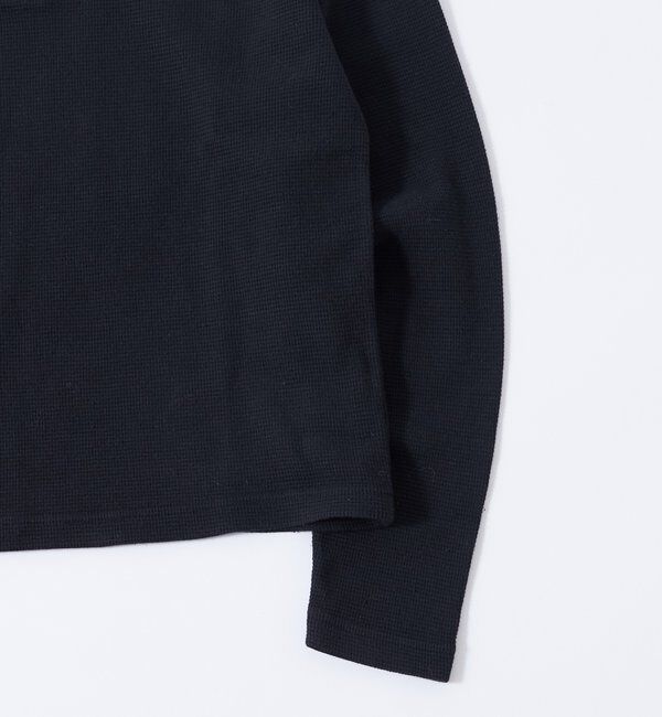  「【Sourcream】Heavy waffle henley tops」|Tシャツ・カットソー|
