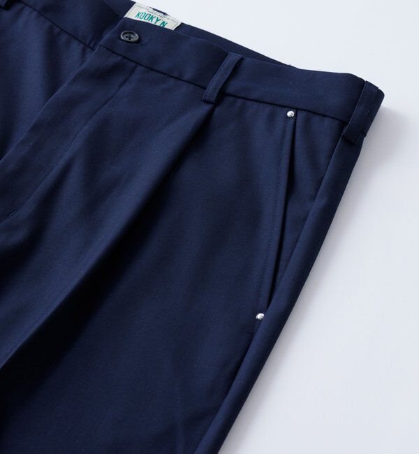 「【KOOKY&rsquo;N】TRワンタックスタッズスラックス」|チノ|