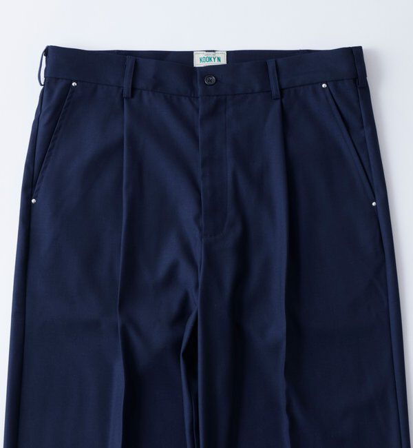  「【KOOKY&rsquo;N】TRワンタックスタッズスラックス」|チノ|