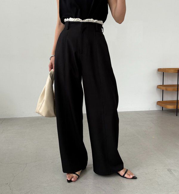  「フリルウエストパンツ」|チノ|