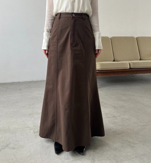  「【セットアップ対応】コットンフレアスカート」|スカート|