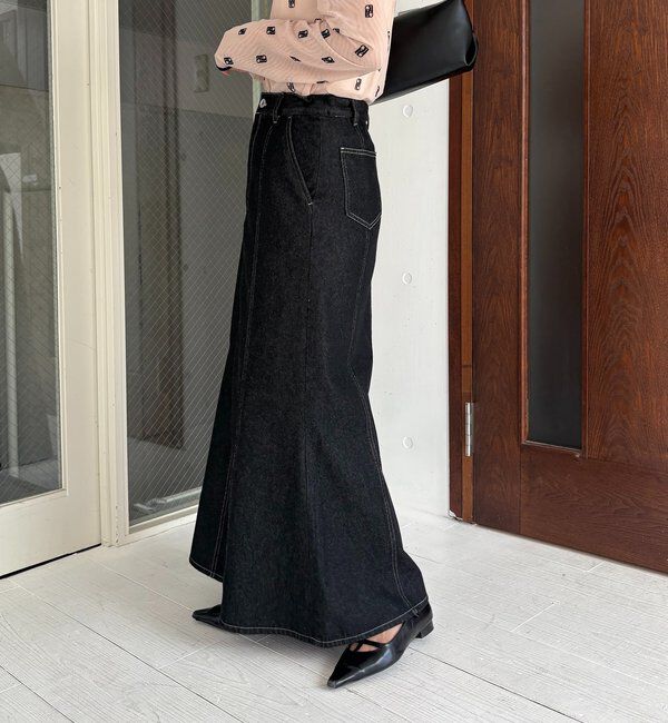  「【セットアップ対応】コットンフレアスカート」|スカート|