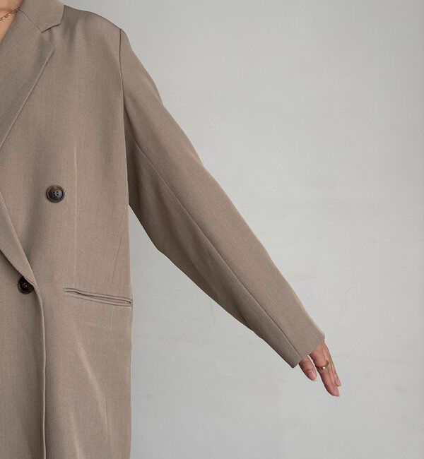  「【全骨格細見え◎】Wテーラージャケット」|テーラードジャケット|