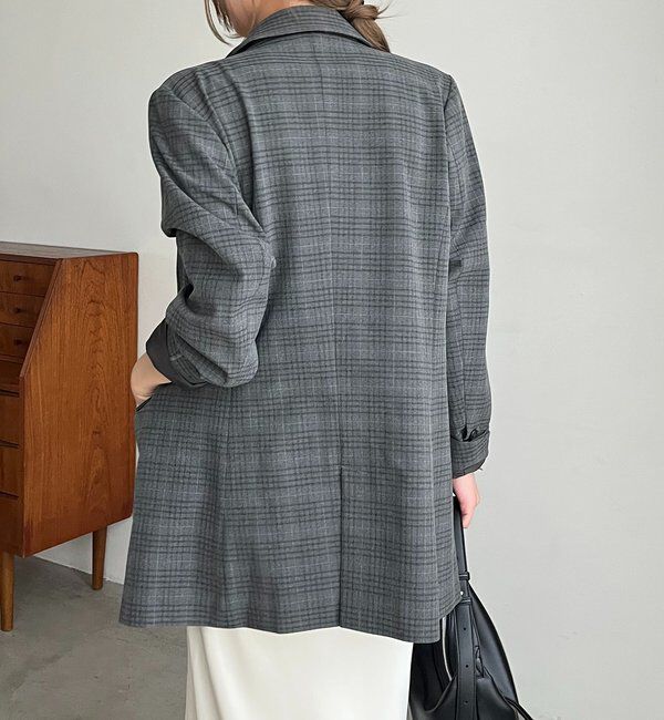  「【全骨格細見え◎】Wテーラージャケット」|テーラードジャケット|