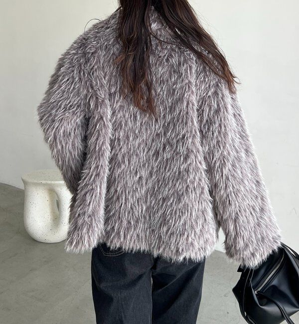  「【サイズ展開あり/軽量】MIXファースタンドカラーコート」|その他|