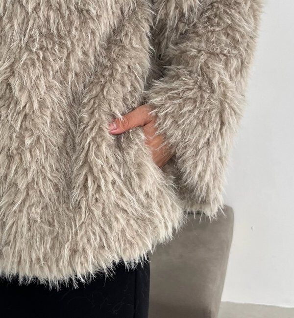  「【サイズ展開あり/軽量】MIXファースタンドカラーコート」|その他|