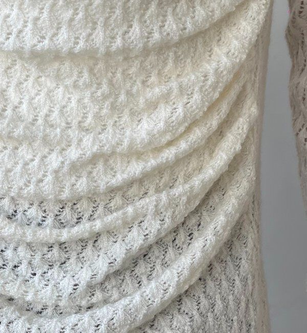  「起毛レースプルオーバー」|ニット・セーター|