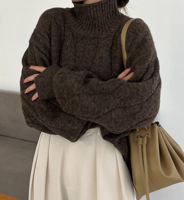  「ケーブルキャンディニット」|ニット・セーター|