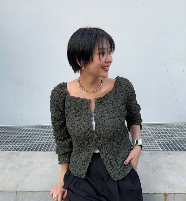  「2WAYシャーリングブラウス」|シャツ・ブラウス|