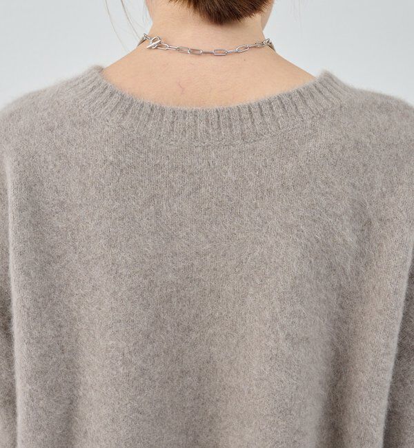  「ファーウールクルーネックニット」|ニット・セーター|
