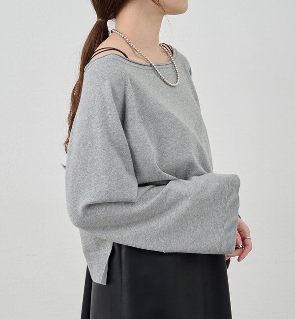  「クロップドルーズニット」|ニット・セーター|