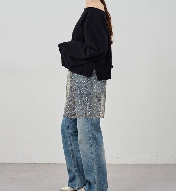  「クロップドルーズニット」|ニット・セーター|