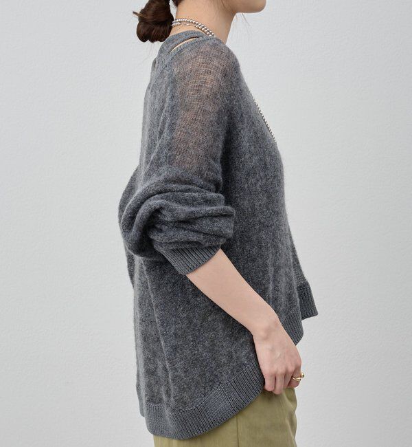  「レイヤードシアーニット」|ニット・セーター|