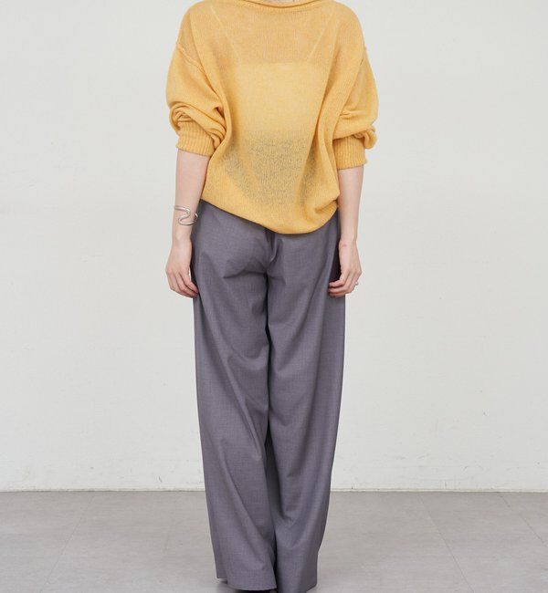  「《インフルエンサー@kanako_ikiコラボ》シアーウールプルオーバー」|ニット・セーター|