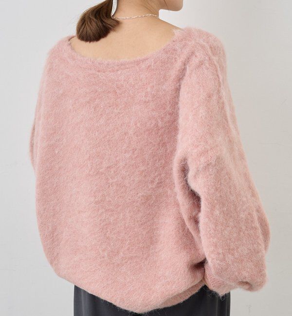  「【4色展開】【着映えニット】シャギーＶネックプルオーバー」|ニット・セーター|