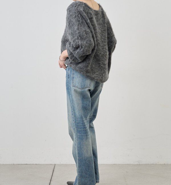  「【4色展開】【着映えニット】シャギーＶネックプルオーバー」|ニット・セーター|