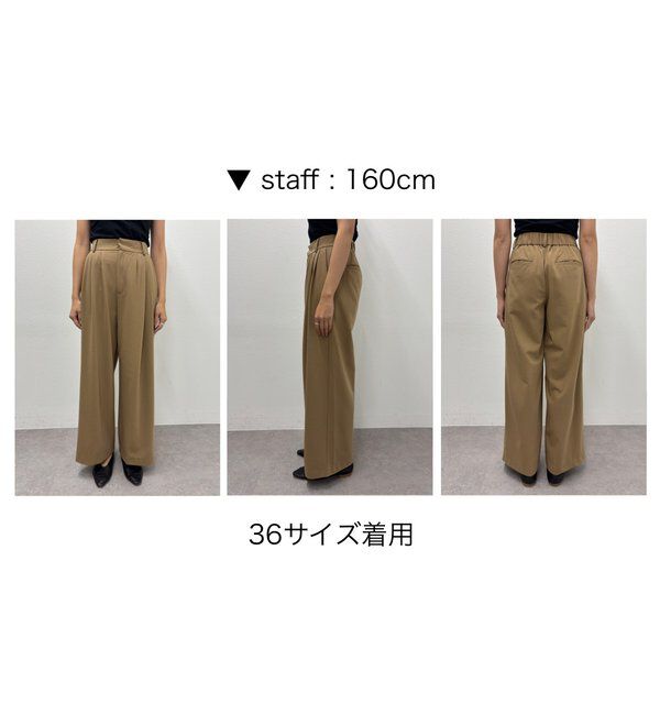  「【インフルエンサー＠tsuru00コラボ】3タックスラックスパンツ」|チノ|