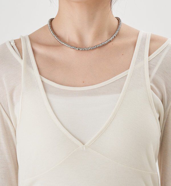  「【26SS予約】ビスチェレイヤードカットソー」|Tシャツ・カットソー|