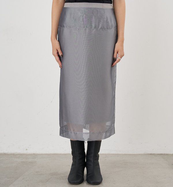  「【26SS予約】4WAYダブルレイヤードスカート」|スカート|