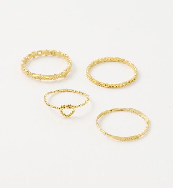 collex「【Ljud/ユード】4連ノットリング」|リング|