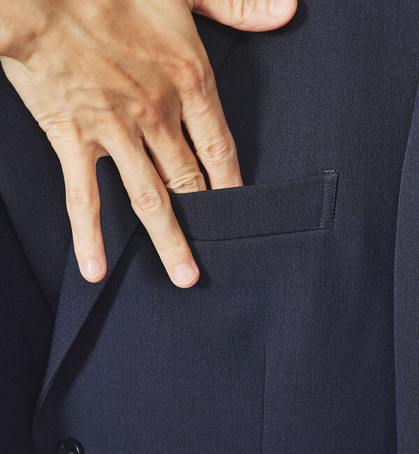 ABAHOUSE「【セットアップ対応/FLEX JACKET】ダブルクロスウェザー ジャケット」|テーラードジャケット|