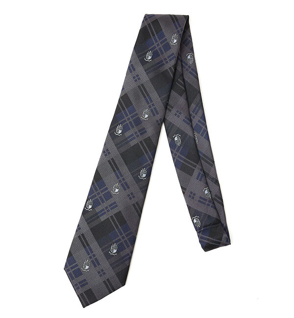 ABAHOUSE「【オリジナル柄】クレスト ダークチェック ネクタイ」|ネクタイ・蝶ネクタイ|