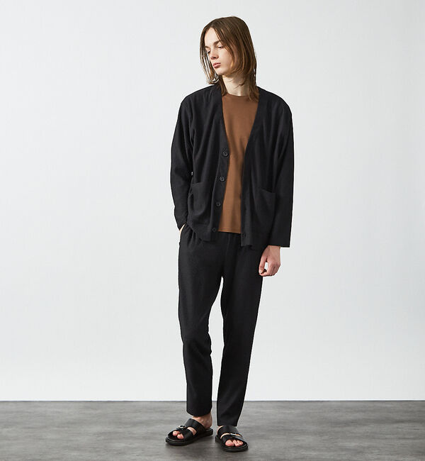 ABAHOUSE「【AH ABAHOUSE/セットアップ対応】プリーツ カーディガン」|カーディガン|