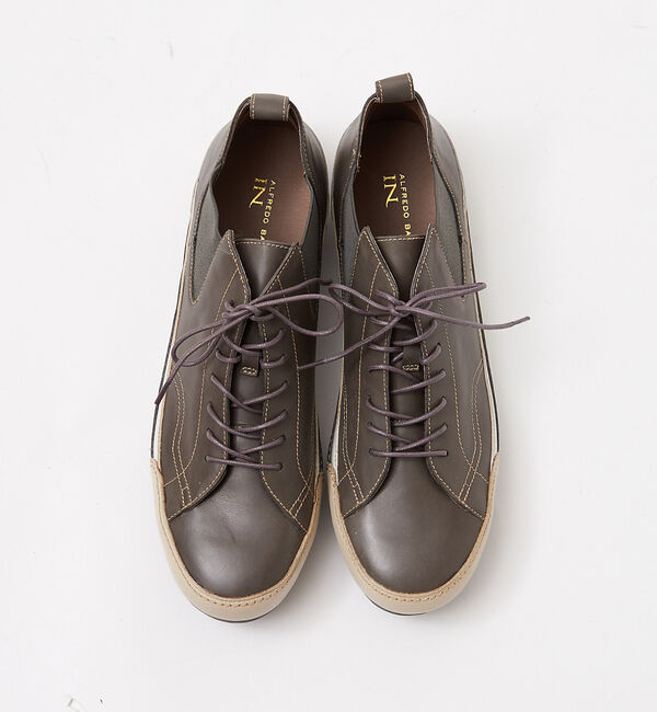 alfredoBANNISTER「【一部店舗＋WEB限定】ミドルカットレザースニーカー」|スニーカー|