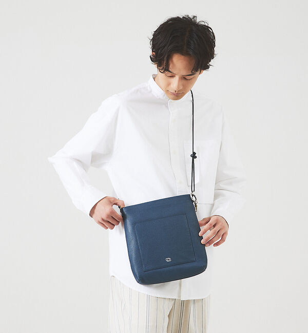 alfredoBANNISTER「【WAKU別注】2WAY レザー スクエアショルダー」|ショルダー・メッセンジャー|