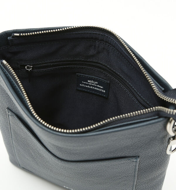 alfredoBANNISTER「【WAKU別注】2WAY レザー スクエアショルダー」|ショルダー・メッセンジャー|
