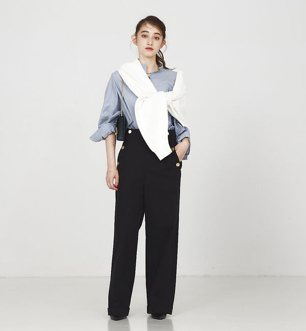 Rouge vif「ドレープ シャツ」|シャツ・ブラウス|