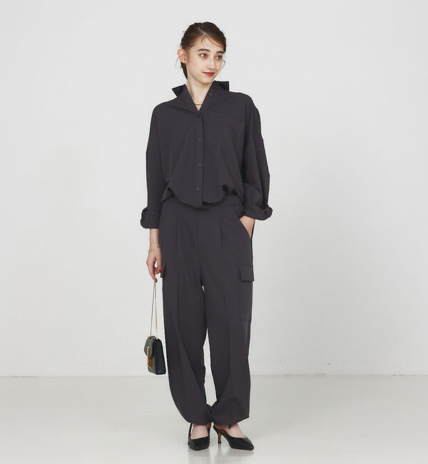 Rouge vif「【セットアップ対応】ツイルバックスリットシャツ」|シャツ・ブラウス|