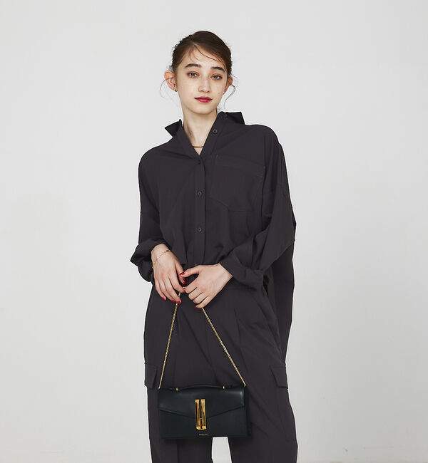 Rouge vif「【セットアップ対応】ツイルバックスリットシャツ」|シャツ・ブラウス|