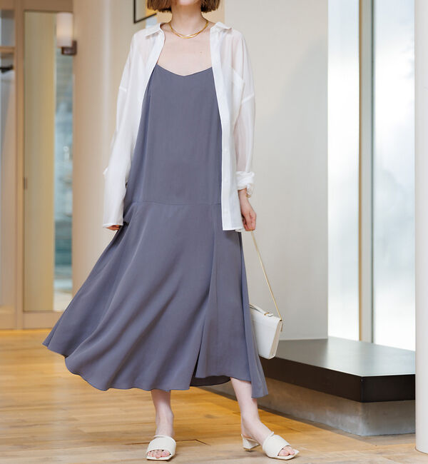 Rouge vif「キュプラキャミフレアワンピース」|ワンピース|