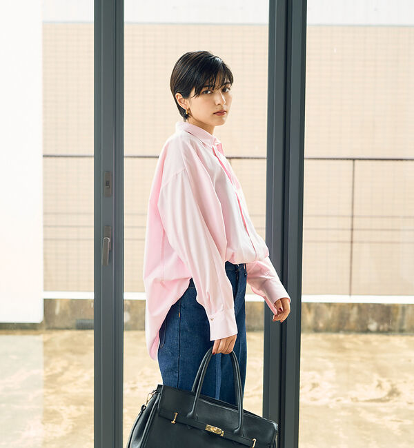 Rouge vif「マチ付きドルマンワイドシャツ」|シャツ・ブラウス|