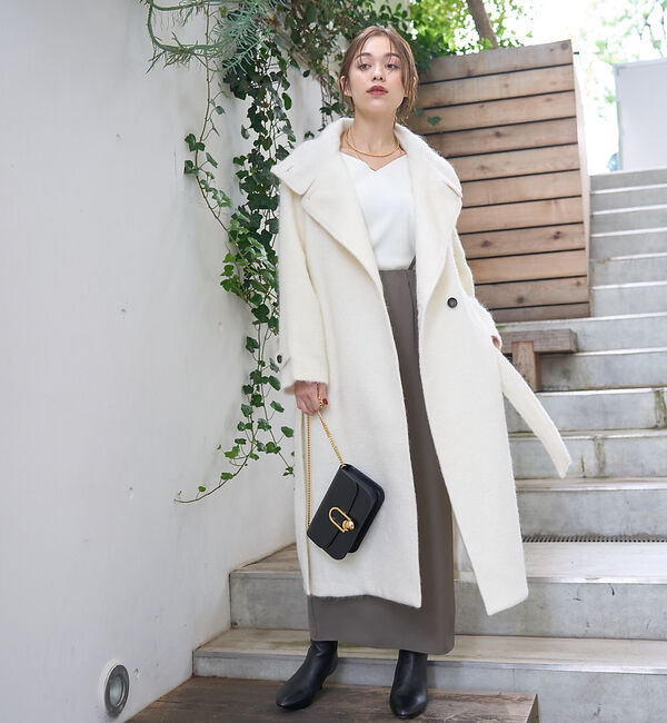 Rouge vif「スムース2WAYパールニット」|ニット・セーター|