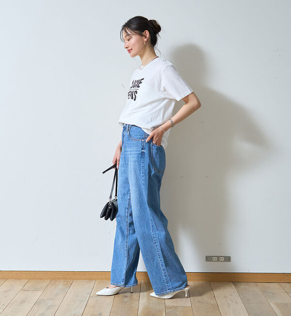 Rouge vif「【NEEDBY heritage/ニードバイヘリテージ】KOH ワイドストレート」|デニム|