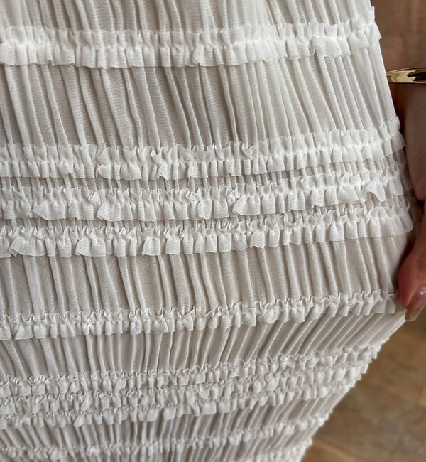 Rouge vif「【一部店舗限定】シャーリングタイトスカート」|スカート|