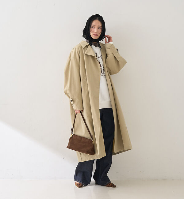 Rouge vif「撥水フォルムステンカラーコート」|ステンカラーコート|