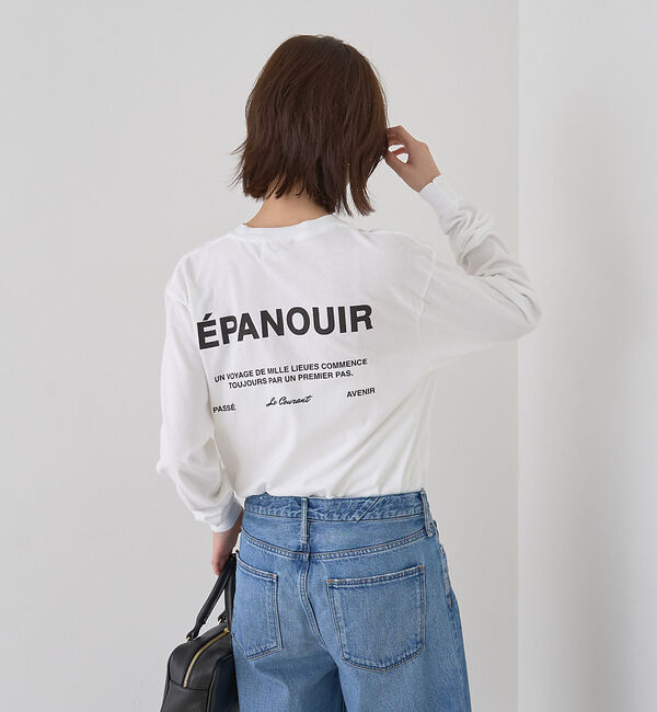 Rouge vif「ガーメントダイロゴロンTシャツ」|Tシャツ・カットソー|