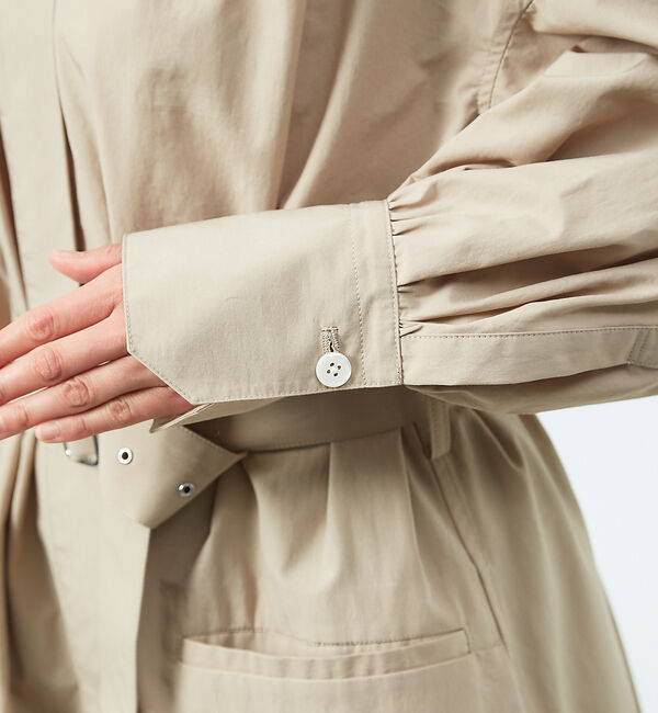qualite「2WAYコートワンピース」|ステンカラーコート|