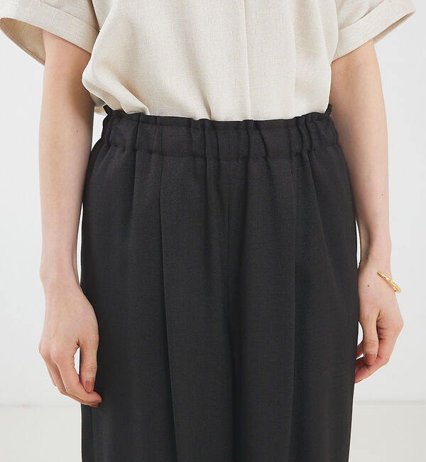 qualite「【セットアップ対応】リネンライクワイドパンツ」|その他|