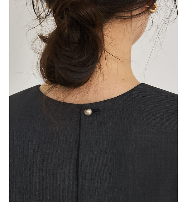 qualite「【接触冷感＆防シワ】ウールライクジレ/セットアップ対応」|ベスト・ジレ|