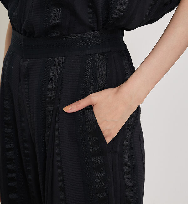 qualite「【セットアップ対応】キュプラストライプパンツ」|その他|