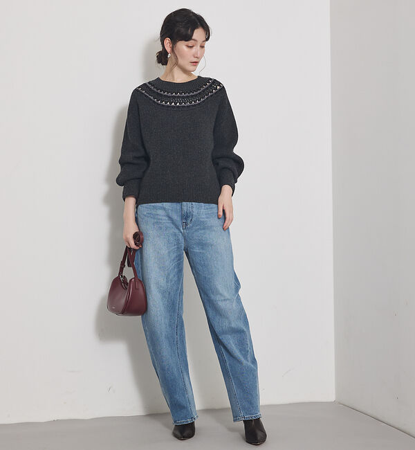qualite「【Healthy DENIM】Corn カーブデニム」|デニム|