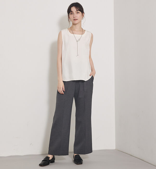 qualite「【セットアップ対応】ソフトサキソニードロストパンツ」|その他|