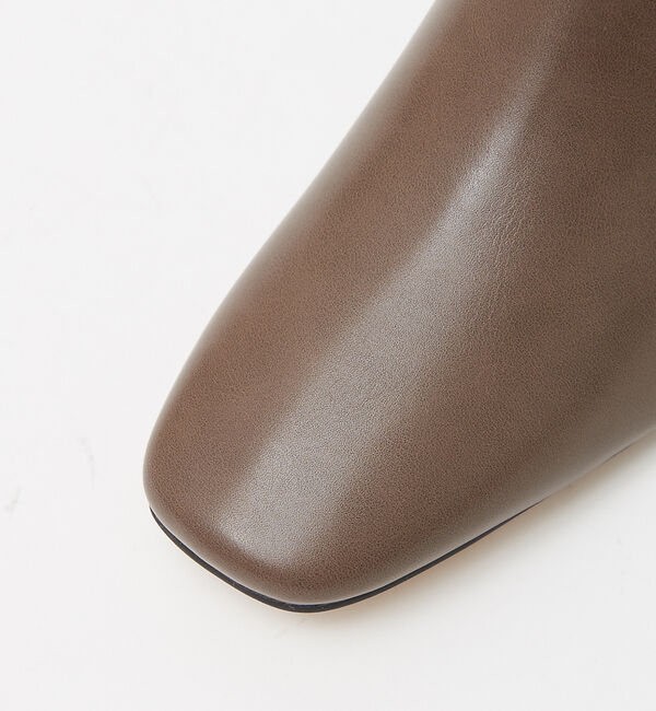 AU BANNISTER「【LAROUTE】スクエアトゥブーツ」|ショートブーツ|